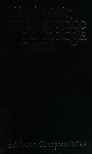 Portada de Diccionario enciclopédico de teología moral