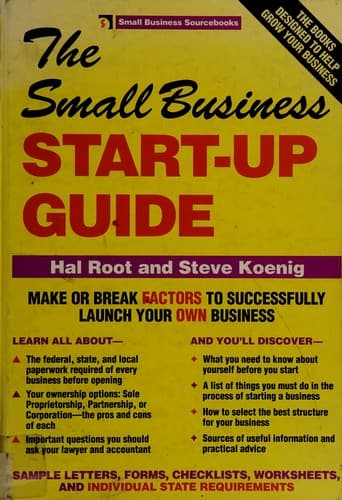 Portada de The small business start-up guide