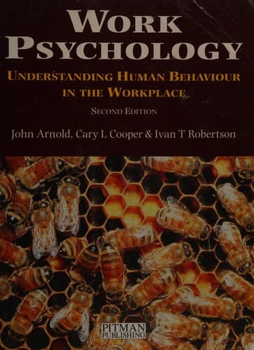 Portada de Work psychology