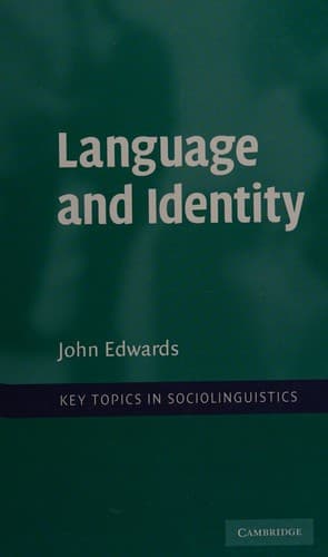 Portada de Language and Identity