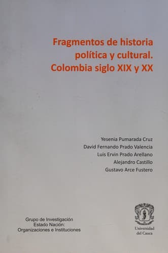 Portada de Fragmentos de historia política y cultural