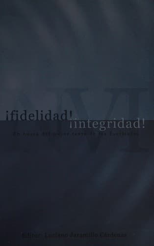 Portada de FIDELIDAD! INTEGRIDIDAD!/ FIDELITY! INTEGRITY!