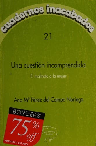 Portada de Una cuestión incomprendida
