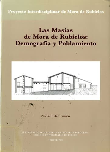 Portada de Las masías de Mora de Rubielos