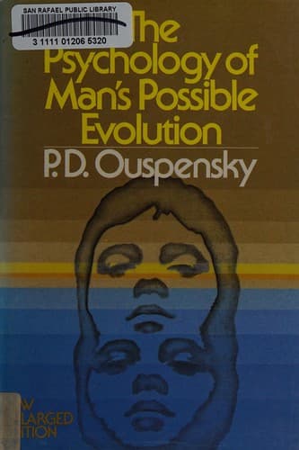 Portada de The psychology of man's possible evolution