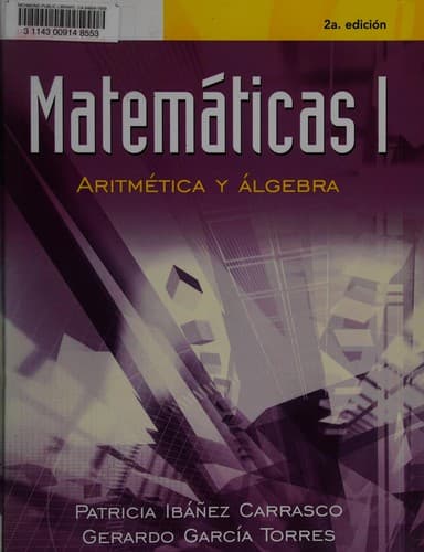 Portada de Matemáticas