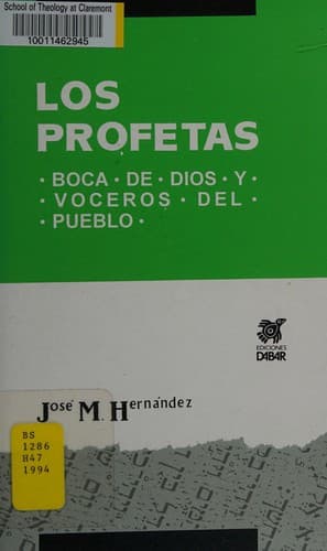 Portada de Los profetas
