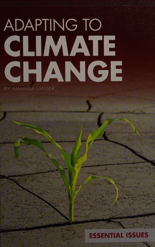 Portada de Adapting to climate change