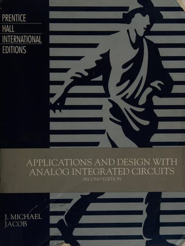 Portada de Applications and design with analog integrated circuits