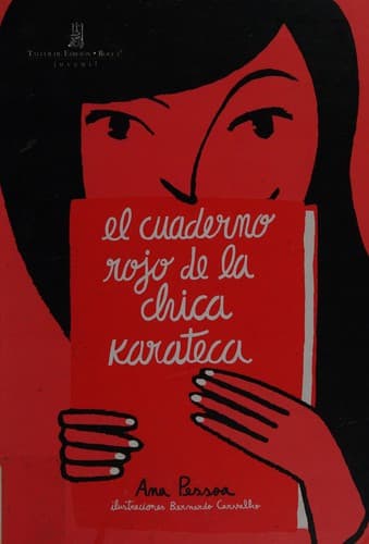Portada de el cuaderno rojo de la chica karateca