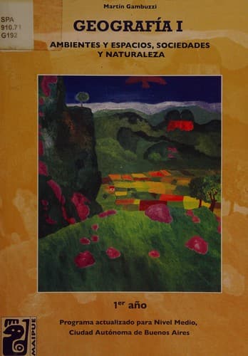 Portada de Geografía I