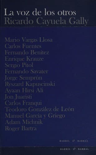Portada de La voz de los otros