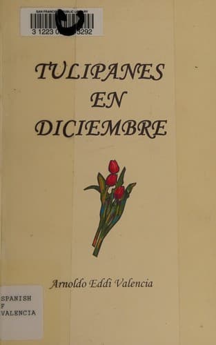 Portada de Tulipanes en diciembre