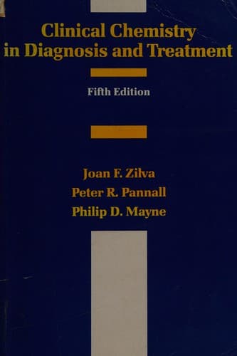 Portada de Clinical chemistry in diagnosis and treatment.