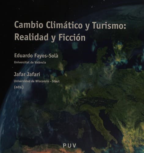 Portada de Cambio climático y turismo