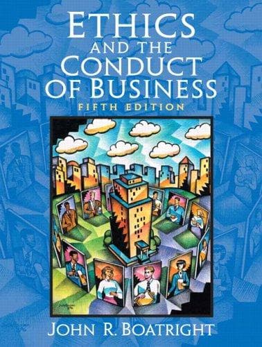 Portada de Ethics and the conduct of business