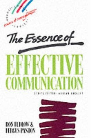 Portada de The essence of effective communication