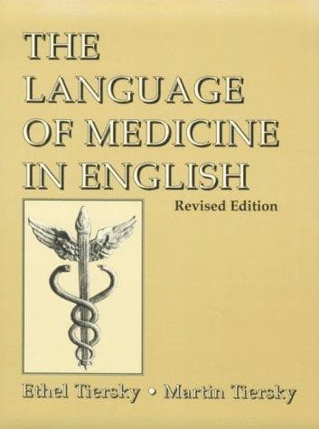 Portada de The language of medicine in English