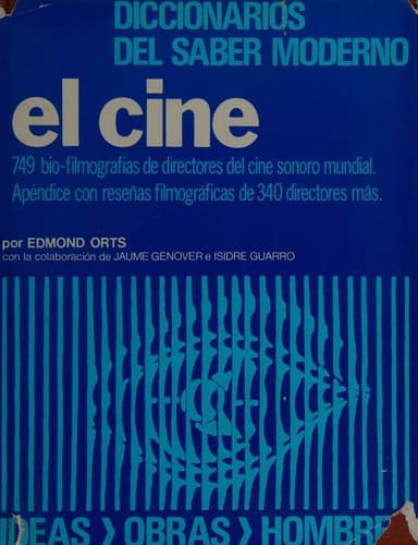 Portada de El cine: Diccionario mundial de directores del cine sonoro, tomo II