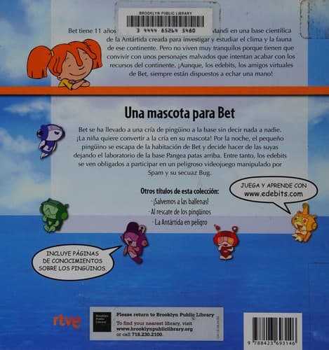 Portada de Una mascota para Bet