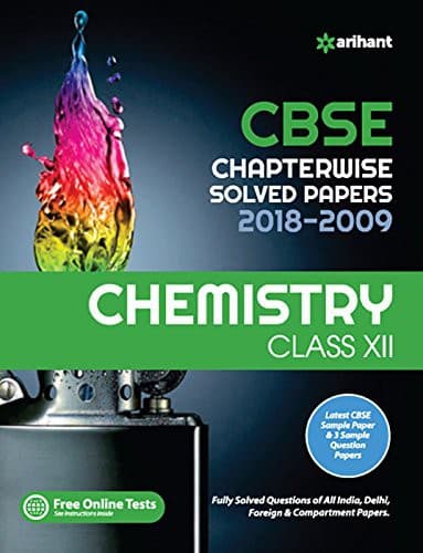 Portada de CBSE Chemistry Chapterwise Solved Papers Class 12th