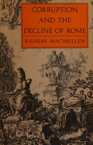Portada de Corruption and the decline of Rome