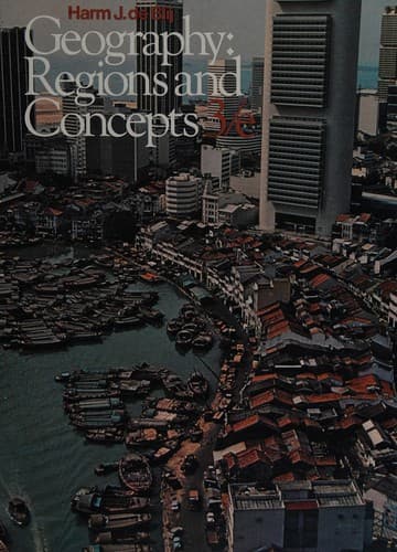 Portada de Geography, regions and concepts