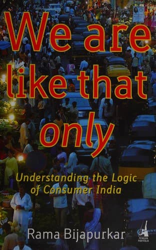 Portada de We are like that only