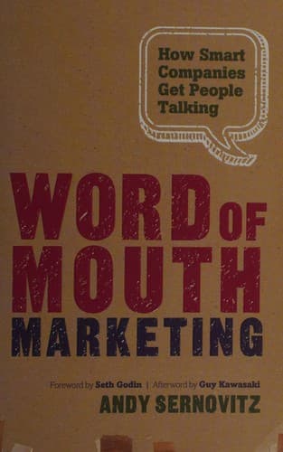 Portada de Word of mouth marketing