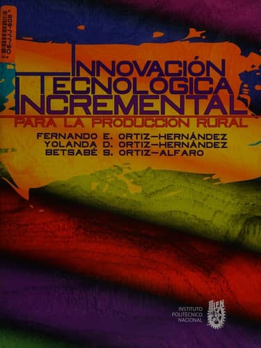 Portada de Innovación tecnológica incremental para la producción rural