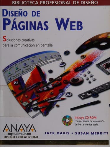 Portada de Diseno de Paginas Web - Con CD ROM