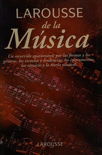 Portada de Larousse de la música
