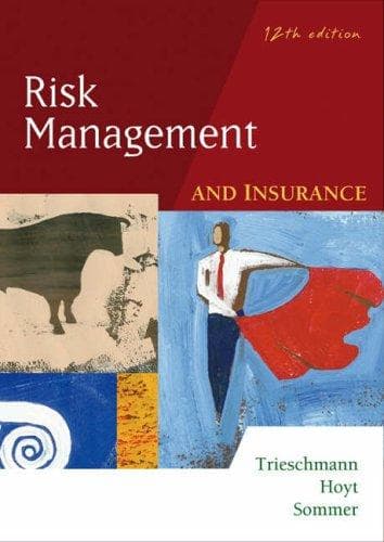 Portada de Risk management and insurance.