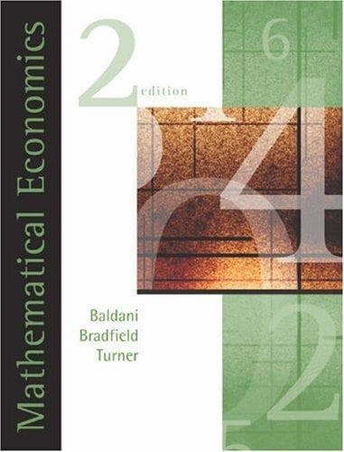 Portada de Mathematical Economics