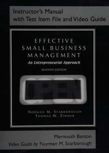 Portada de Instructor's Manual with Test Item File, 7