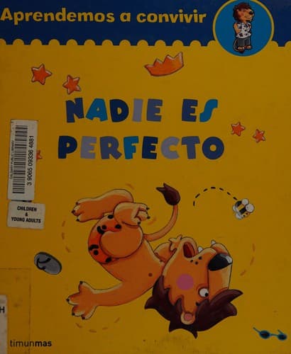 Portada de Nadie es perfecto