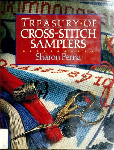 Portada de Treasury of cross-stitch samplers