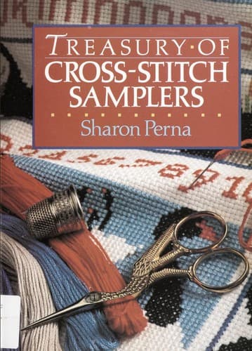 Portada de Treasury of Cross-stitch Samplers
