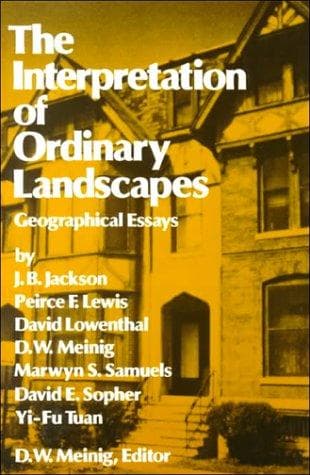 Portada de The Interpretation of ordinary landscapes