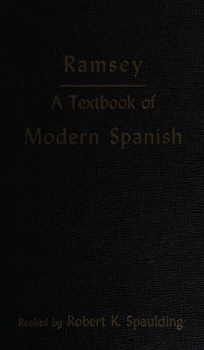Portada de Textbook of Modern Spanish