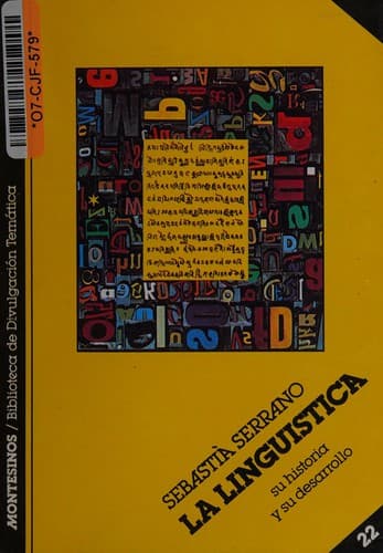 Portada de La lingüistica