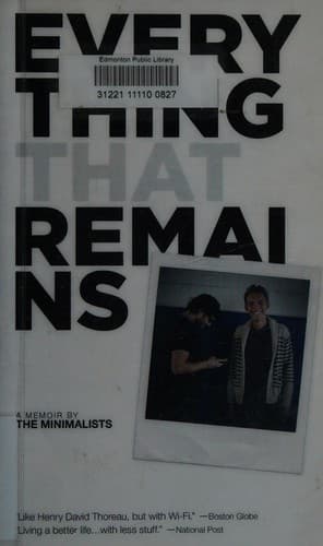 Portada de Everything that remains