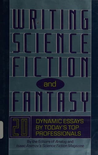 Portada de Writing science fiction and fantasy