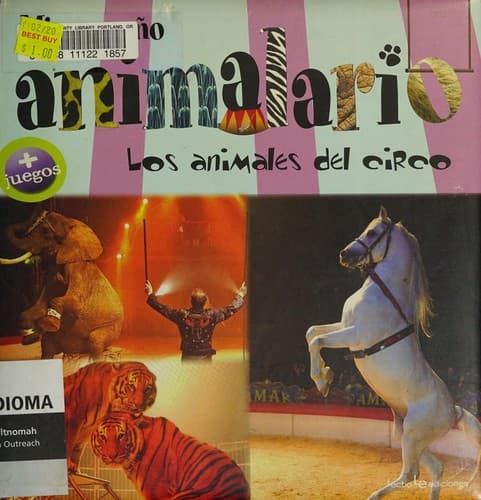 Portada de Los animales del circo