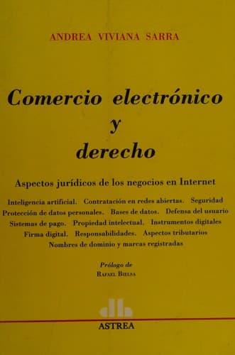 Portada de The Comercio Electronico y Derecho