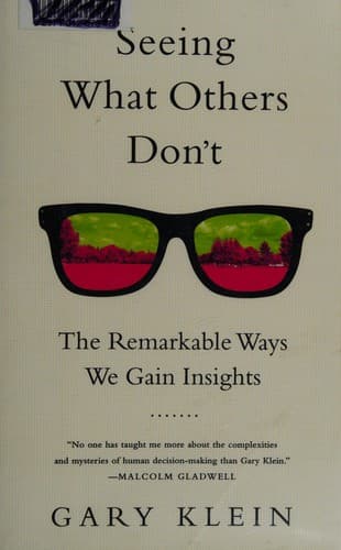 Portada de Seeing what others don't