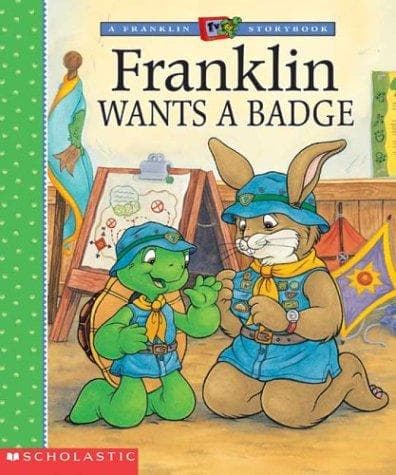 Portada de Franklin Wants a Badge (Franklin TV Storybook #17) (Franklin)