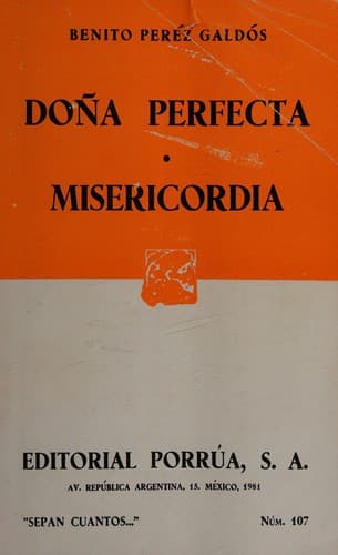 Portada de Dona Perfecta & Misericordia
