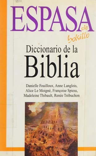 Portada de Diccionario de La Biblia Espasa de Bolsillo