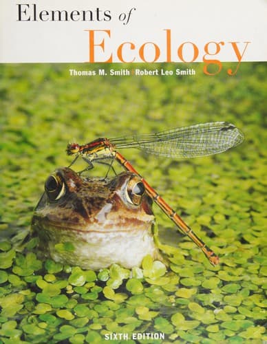 Portada de Elements of ecology